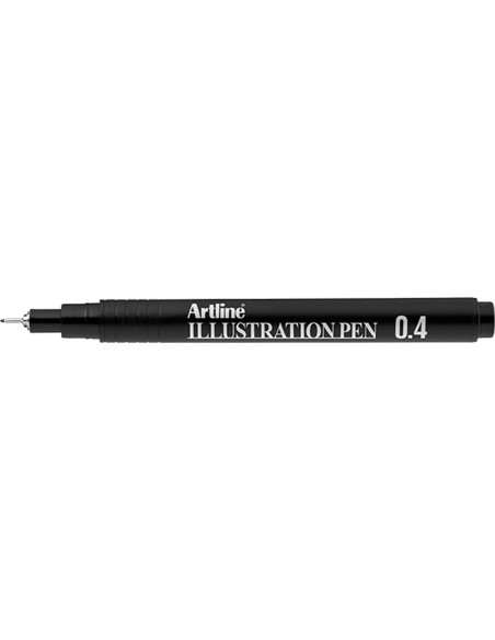 Rotulador artline calibrado micrometrico negro illustration pen ek-284iln punta poliacetal 0,4mm