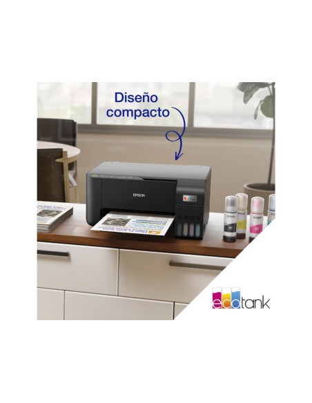 Equipo multifuncion epson ecotank et-2860 tinta color din a4 33 ppm negro / 15 ppm color wifi impresora escaner