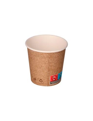 Vaso de papel kraft bunzl reciclable pefc 280...