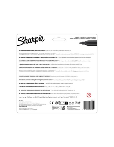 Rotulador sharpie permanente fino glam pop...