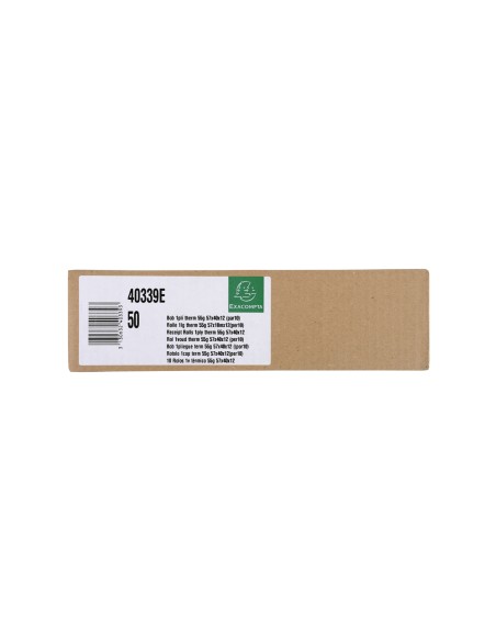Rollo sumadora exacompta termico 57x40 mm 55 g/m2 sin bpa