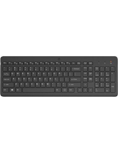 Teclado hp 225 inalambrico qwerty color negro