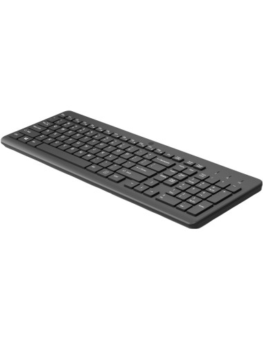 Teclado hp 225 inalambrico qwerty color negro