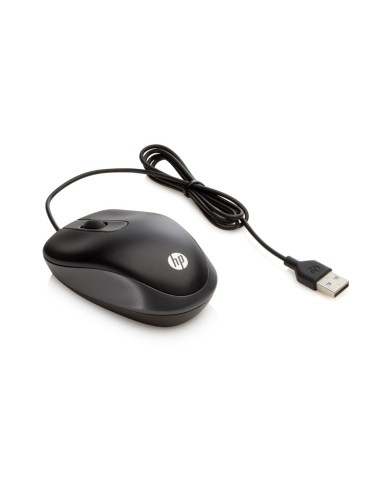 Raton hp viaje optico 1000 dpi usb-a longitud...
