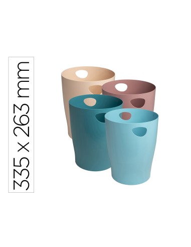 Papelera plastico exacompta ecobin skandi...