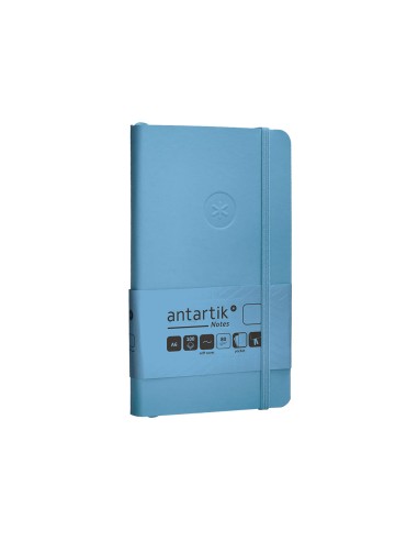 Cuaderno con gomilla antartik notes tapa blanda...