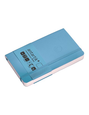 Cuaderno con gomilla antartik notes tapa blanda...
