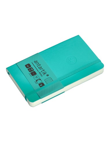 Cuaderno con gomilla antartik notes tapa blanda...