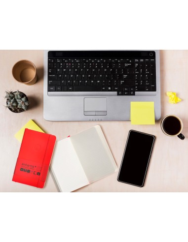 Cuaderno con gomilla antartik notes tapa blanda...