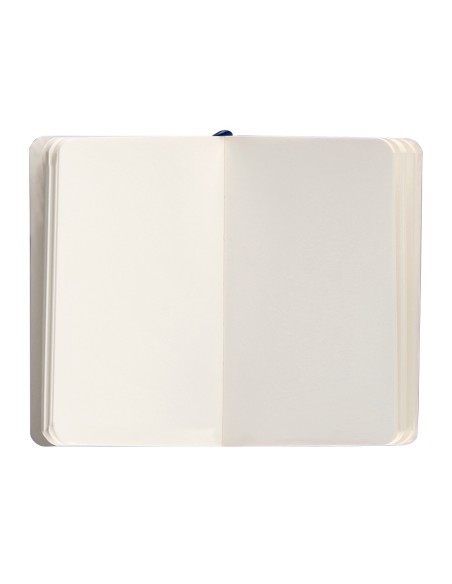 Cuaderno con gomilla antartik notes tapa blanda a6 hojas lisas azul marino 100 hojas 80 gr fsc