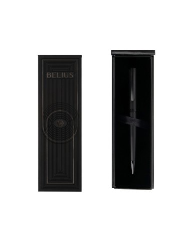Boligrafo belius turbo aluminio color negro...