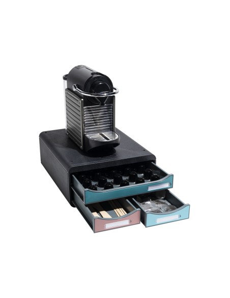 Fichero cajones de sobremesa exacompta skandi din a4+ polipropileno reciclado 3 cajones colores surtidos