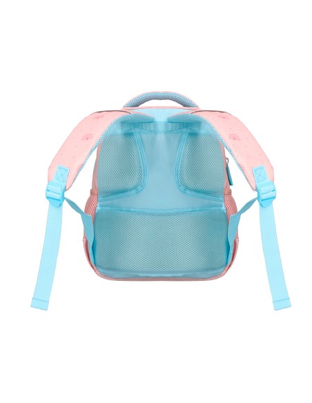 Mochila escolar liderpapel multibolsillo infantil rosa rainbows 350x110x270 mm