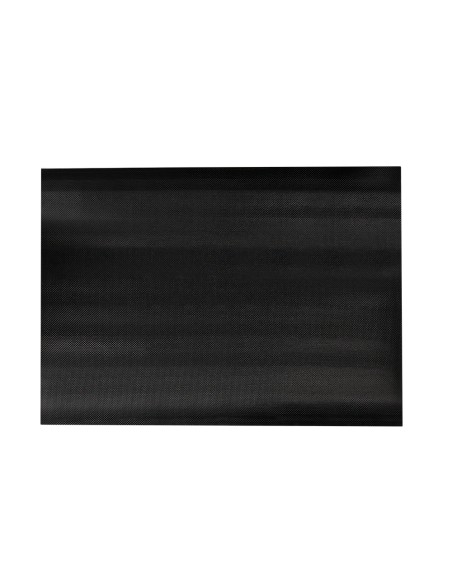 Alfombra para suelo q-connect premium para interiores antideslizante fibra polipropileno y fieltro gris 90x60 cm