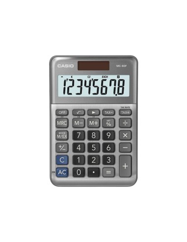 Calculadora casio ms-80f sobremesa 8 digitos...
