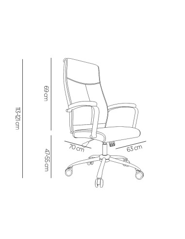 Silla q-connect direccion mode na simil piel...