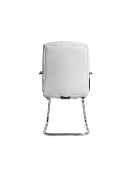 Silla q-connect escritorio pia ve simil piel base metalica alt max 1050 anc 610 prof 680 color blanco