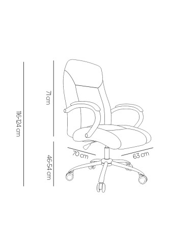 Silla q-connect direccion vero na simil piel...