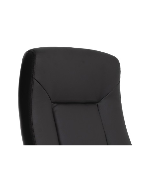 Silla q-connect direccion vero na simil piel base metalica alt max 1210 anc 650 prof 730 mm ruedas premium color negro
