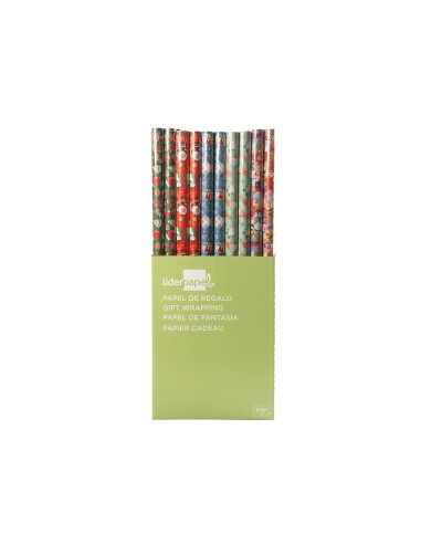 Papel de regalo liderpapel navidad rollo ancho...