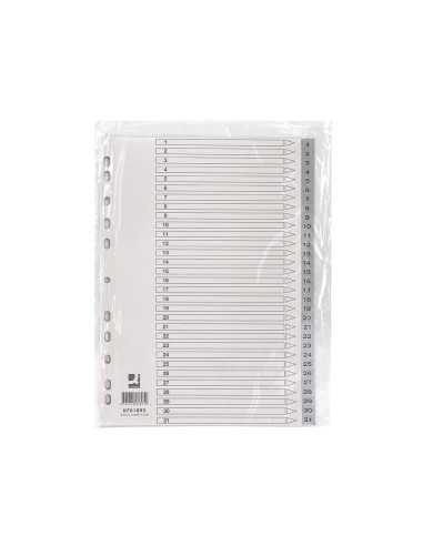 Separador numerico q-connect plastico 1-31...