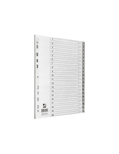 Separador numerico q-connect plastico 1-20...