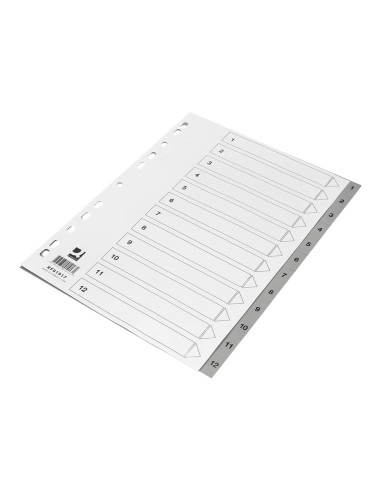 Separador numerico q-connect plastico 1-12...
