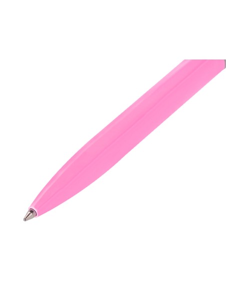 Juego boligrafo y roller belius endless summer aluminio color rosa y plateado tinta azul caja de diseño