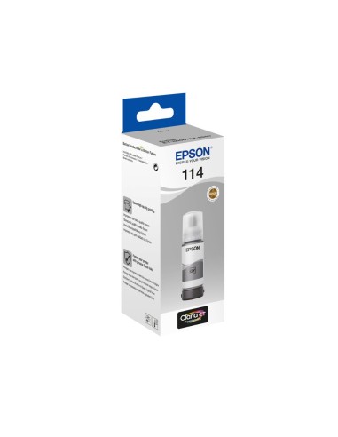 Tinta epson t114 eco tank et-8500 / 8550 gris...