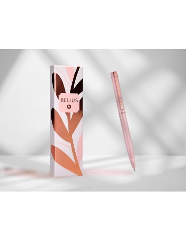 Boligrafo belius rose aluminio color rosa/oro...