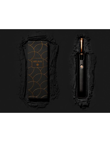 Pluma y estuche cuero belius passion dor...
