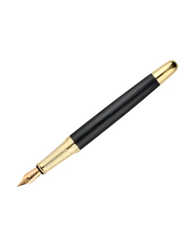 Pluma y estuche cuero belius passion dor...