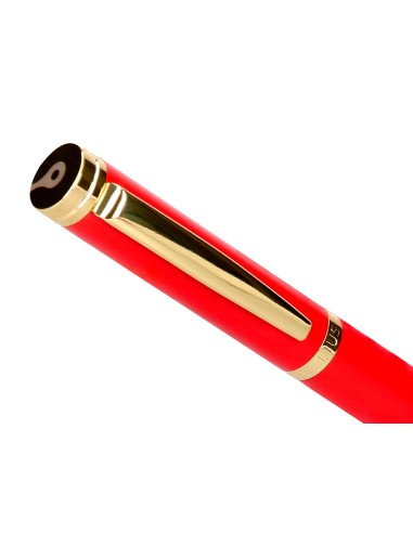 Pluma y estuche cuero belius passion dor...