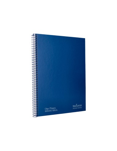 Cuaderno espiral navigator a4 tapa dura 80h...