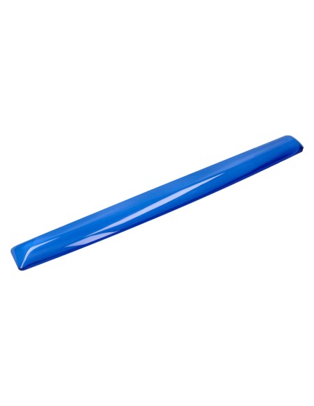 Reposamuñecas q-connect de gel para teclado color azul 525x58x17 mm