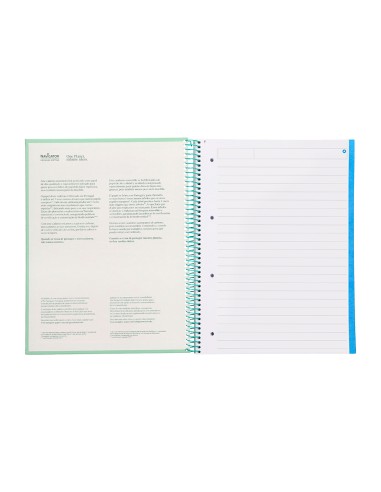 Cuaderno espiral navigator a4 micro tapa...
