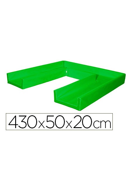 Circuito modular de gateo sumo didactic 430x50x20 cm verde