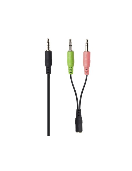 Auricular trust basics con microfono ajustable jack 3.5 longitud cable 180 cm color negro