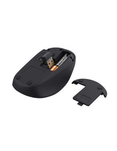 Raton trust yvi+ optico inalambrico eco 4...