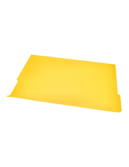 Subcarpeta cartulina liderpapel din a4 pestaña derecha 240g/m2 color amarillo