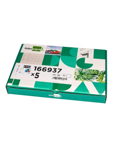 Cartulina liderpapel a4 180g/m2 blanco paquete...