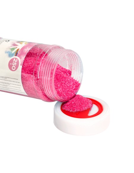 Purpurina liderpapel fantasia color metalico rosa pastel bote de 250 gr