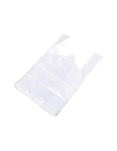 Bolsa camiseta reciclada 70% blanca 50 mc 35x50...
