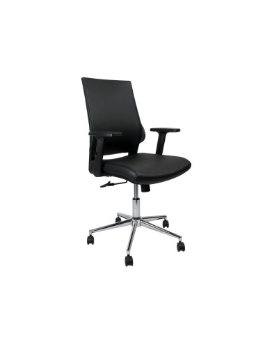 Silla giratoria q-connect respaldo medio de...