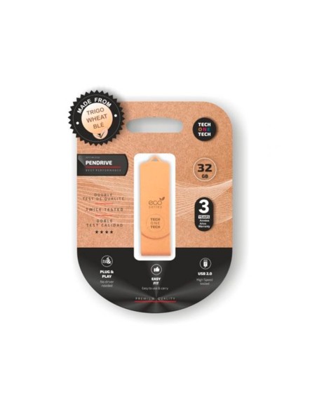 Memoria usb tech one tech ecotech biodegradable 32 gb usb 2.0