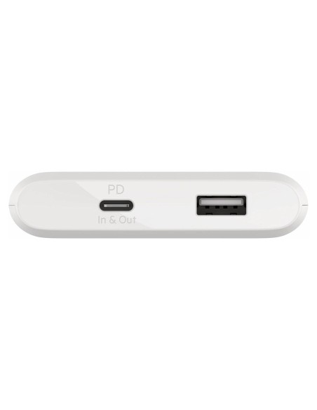 Bateria auxiliar belkin bpb001btwh boost charge usb-c 18w + usb-a 12w pd 10k cable usb-c color blanco
