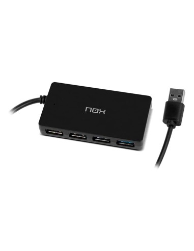 Hub nox 4 puertos usb 3.0 compatible con...