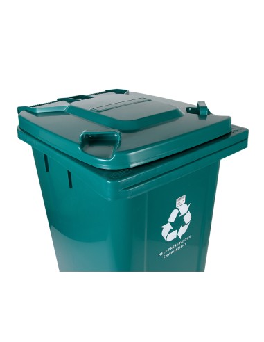 Papelera contenedor q-connect plastico con...