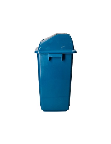 Papelera contenedor q-connect plastico con tapa...