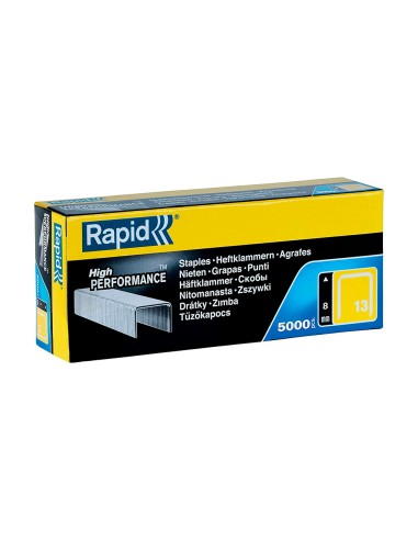 Grapas rapid 13/8 mm galvanizada caja de 5000...
